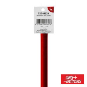 Tubo Manga Termoretrátil 2:1 Ø9.5mm 1M - (520-M22R)