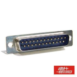 Ficha D-Sub 25p Macho P/ Soldar - (62-025)