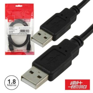 Cabo USB-A 2.0 Macho / USB-A Macho 1.8m - (95-600NB)