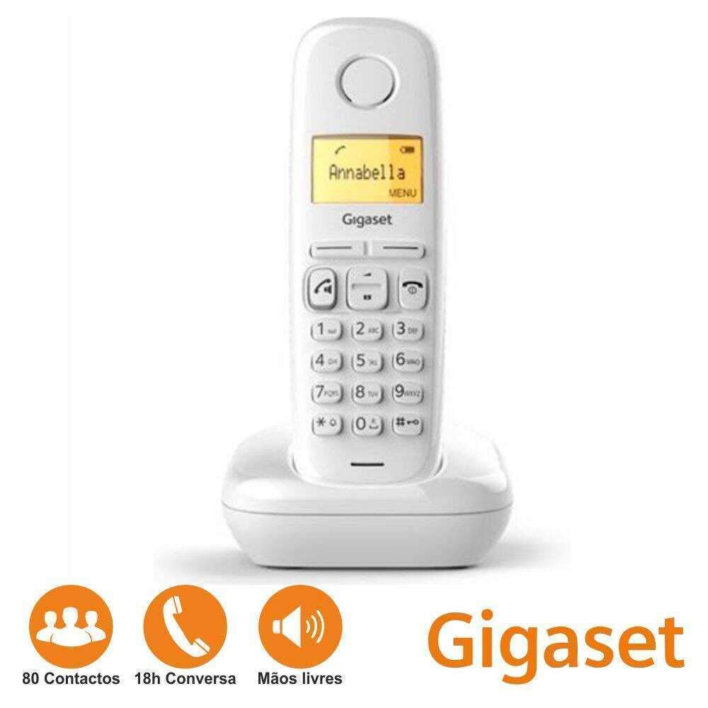 Telefone S/ Fios A270 Branco Gigaset - (A270W)