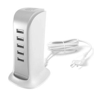 Carregador de Mesa C/ 5x USB-A 25W DUDAO - (A5EU)