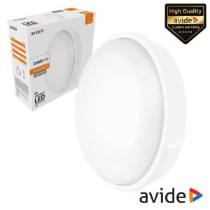 Painel LEDS Redondo 20W 220mm 4000k 2000lm IP65 AVIDE - (ABBHL-R-20W-NW-HL)