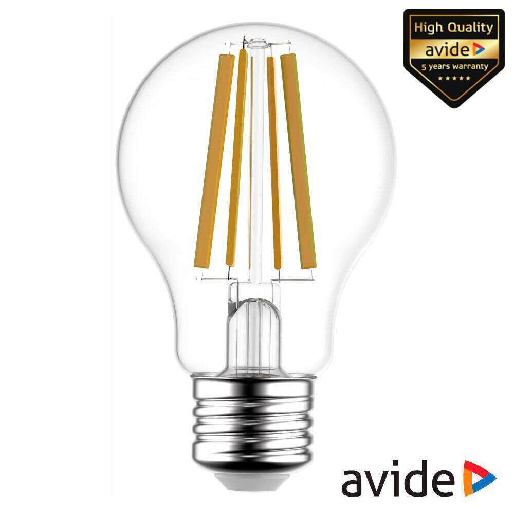 Lâmpada LED E27 Globo Filamento 8.5W 230V 2700K 1055lm AVIDE - (ABLFG27WW-HL-8.5W)