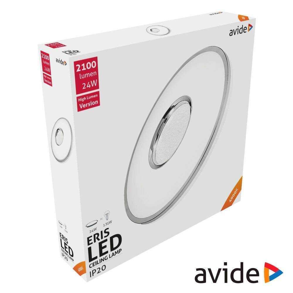 Aplique LED Redondo 24W 350mm 4000K 2100lm Eris AVIDE - Image 2