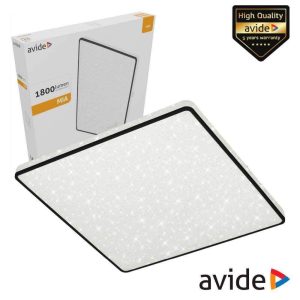 Painel Led Quadrado Aplique 24w 370mm 4000k 1800lm MIA AVIDE - (ACLO38NW-24W-MIA)