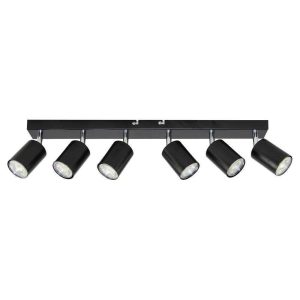 Candeeiro LED Teto/Parede 6x50W IP20 Preto ADVITI - (AD-OP-6277BGU10)