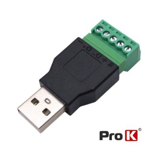 Adaptador Micro USB 2.0 Macho P/ Parafuso De 5 Pinos PROK - (ADPUSB3.0B/5PB)