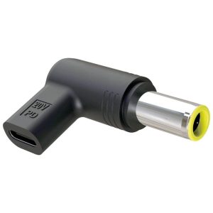 Ficha Adaptadora USB-C Fêmea / Ficha DC 5.5x7.9mm Macho - (ADPUSBC/DC55-79)