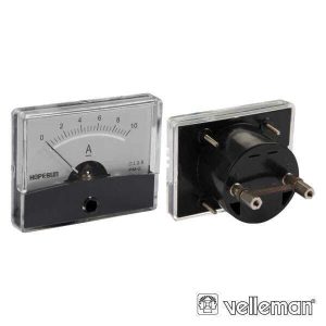 Amperímetro De Painel 10a VELLEMAN - (AIM6010A)