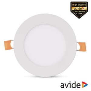 Painel LEDS Redondo 6W CCT 120mm 420lm IP44 AVIDE - (AMRPCCT-R-6W)