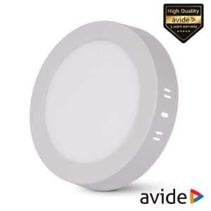 Painel Leds Redondo Superfície 12W 178mm 950lm CCT AVIDE - (AMSMPCCT-R-12W)