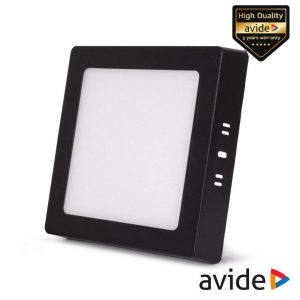 Painel Leds Quadrado CCT 12W 169mm 950lm Preto AVIDE - (AMSMPCCT-S-12W-B)