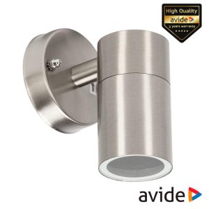 Candeeiro Parede LED 1xGU10 IP44 AVIDE - (AOLWGU10-PES-SN)