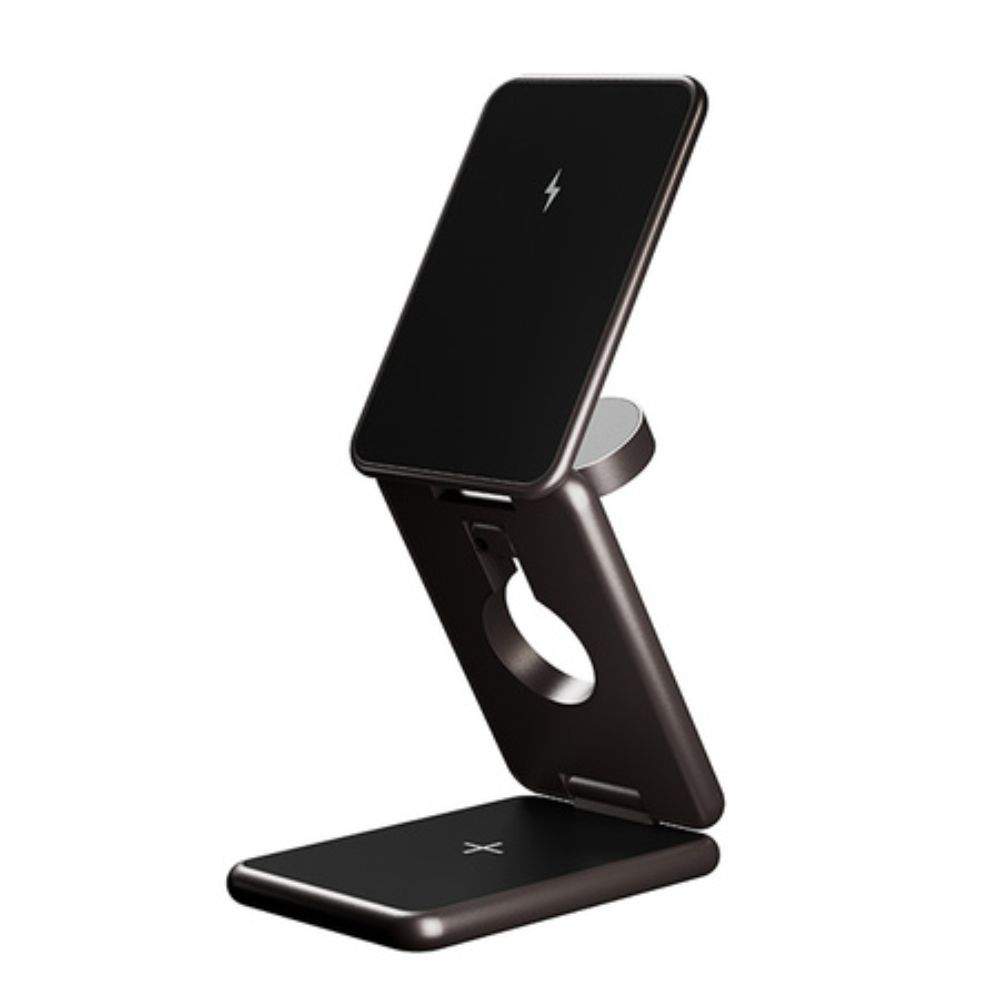 Carregador Por Indução QI 22.5W Suporte 3em1 MagSafe ALLITY - (AWC-230-22WMS)