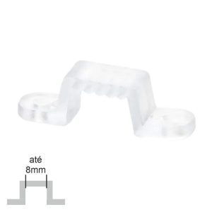 Suporte Plástico P/ Fita LEDS 8mm - (B10302J8H)