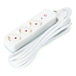 Extensão Elétrica 3x Schuko C/ Interruptor 3m 3G1.5 - (B20103BU6)