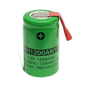 Pilha Lítio 2/3AF 1.2V 1200mAh C/ Patilhas - (BATMH1200AN1P)