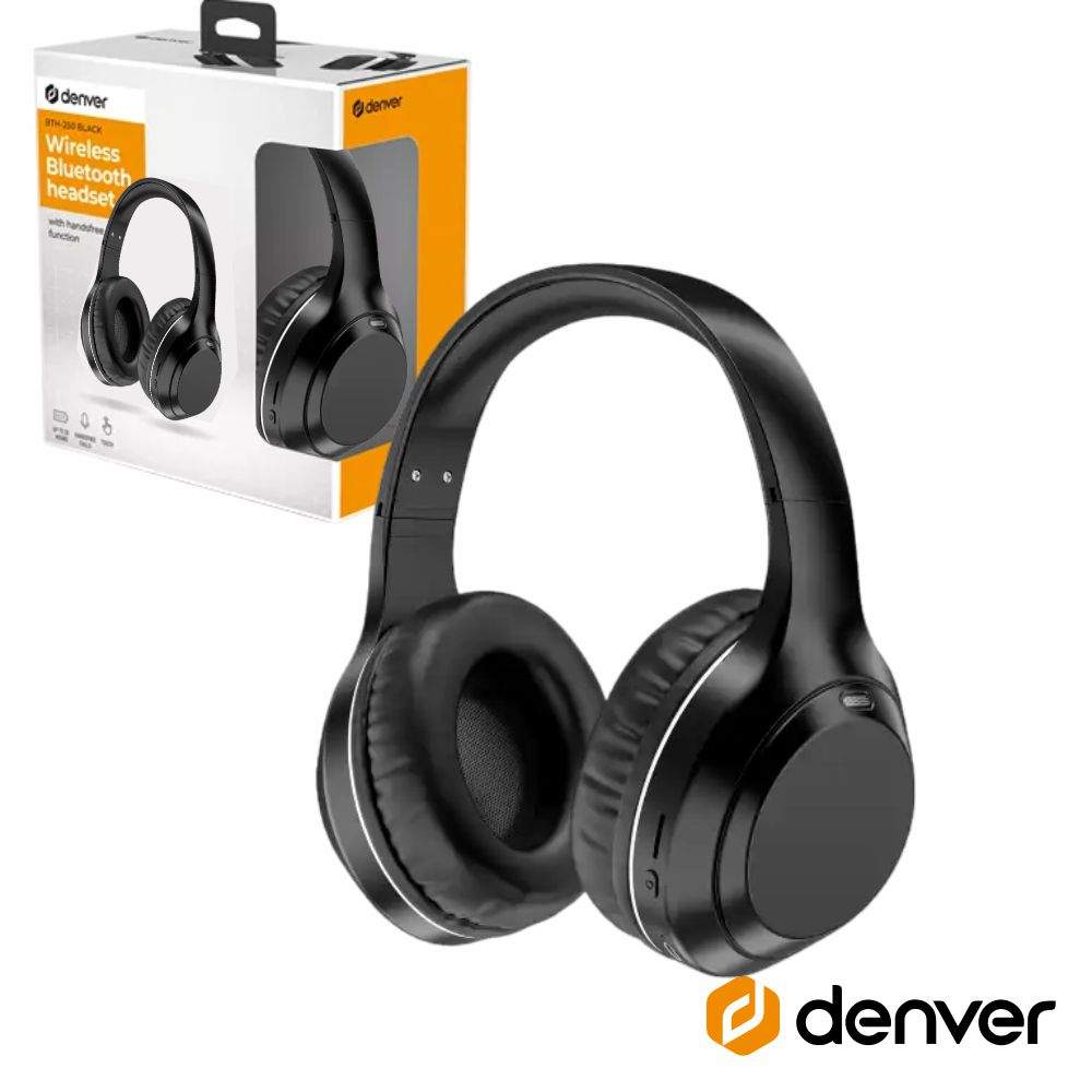 Auscultadores Bluetooth ANC Mic DENVER - (BTN-211)