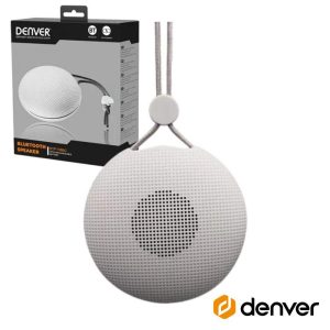 Coluna Bluetooth Portátil Bat/Mp3 Cinzento DENVER - (BTP-118GREY)