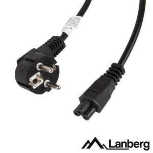 Cabo Alimentação Schuko Macho IEC C5 VDE Fêmea 3m LANBERG - (CA-C5CA-11CC-003)