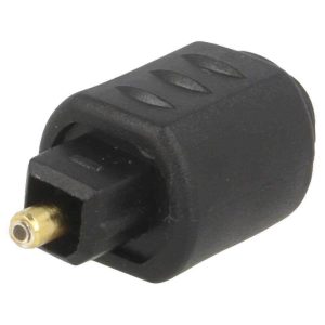 Ficha Adaptadora Jack 3.5 Fêmea / Toslink Macho - (CA1016)