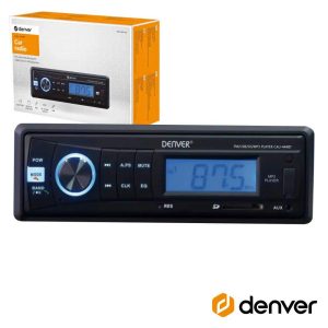Auto-Rádio Mp3 Wma 7Wx4 C/ FM/SD/USB/AUX/BT DENVER - (CAU-444BT)