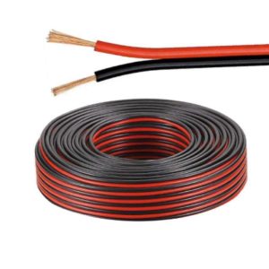 Cabo Coluna 2x1.00mm Preto/Vermelho - (CC-03(K))