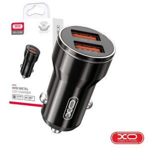 Adaptador Isqueiro 2x USB-A 2.4A Preto XO - (CC48-BK)