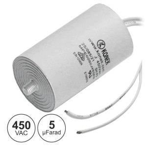 Condensador Arranque 5uf 450V C/ Fios - (COAF5/450)
