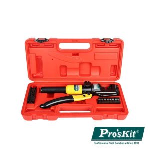 Alicate de Cravar Terminais Hidráulico c/Mala e 9 Ponteiras - (CP-70K)