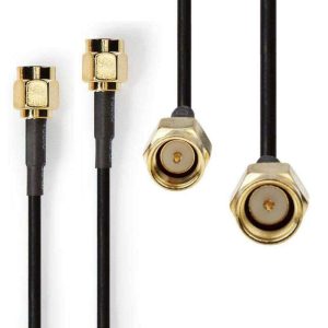 Cabo de Antena SMA Macho - SMA Macho 5m Preto - (CSGL02000BK50)