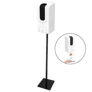 Dispensador Automático Gel Desinfetante 1L C/ Suporte Chão - (DISPSENS03)
