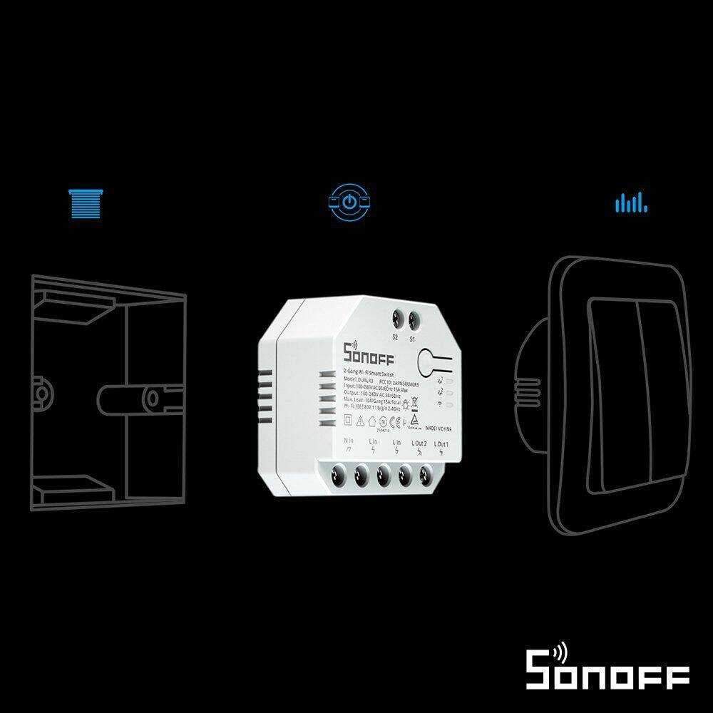 Interruptor WiFi Relé Duplo C/ Medição De Energia SONOFF - Image 2