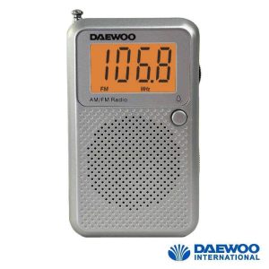 Rádio Portátil AM/FM C/ LCD Cinzento DAEWOO - (DW1115)