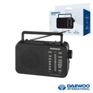 Rádio AM/FM Portátil AC/DC DAEWOO - (DW1123)