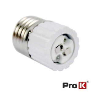 Casquilho Adaptador De E27 P/ MR16 PROK - (E27-MR16)