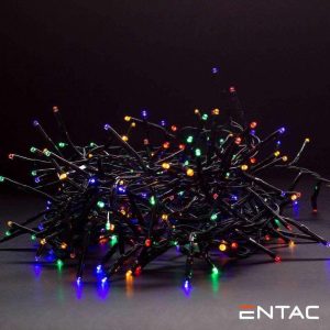 Luzes de Natal 700 Mini LED 5mm Multicor 14m ENTAC - (ECL-M700MC)