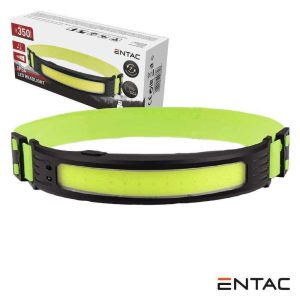 Lanterna de Cabeça COB 5W 350lm C/ Sensor Movimentos ENTAC - (EHL-RE-350LM)