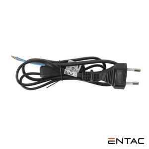 Cabo Alimentação C/ Interruptor 1m Preto ENTAC - (ERWC20-1S-B)