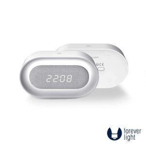 Relógio Despertador C/ Luz Presença LED AKSEL FOREVER - (FNL-07)