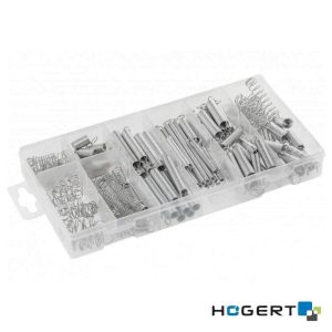 Conjunto de 200 Molas Espirais Em Aço HOGERT - (HT8G514)