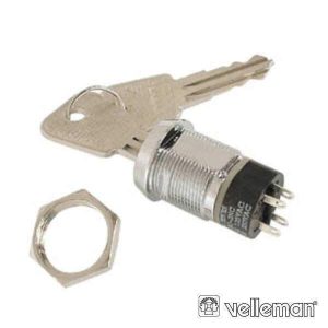 Interruptor C/ Chaves 2p Off-On Dpst VELLEMAN - (KS3)