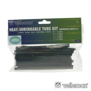 Kit Manga Termoretráctil Preto 40x VELLEMAN - (K/STB)