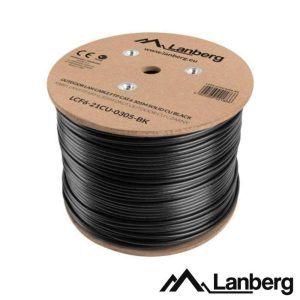 Cabo De Rede F/UTP CAT6 Puro Cobre Rígido 305m Exterior - (LCF6-21CU-0305-BK)