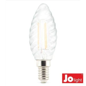 Lâmpada LED E14 Vela Filamento 4.5W 230V 2700K 470lm JOLIGHT - (LF138/2WW)
