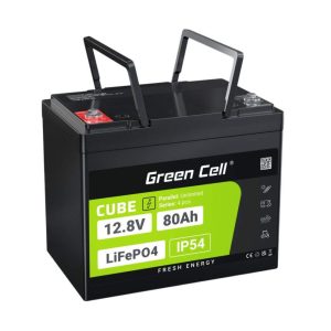 Bateria de Líto LiFePO4 80A 12.8V GREEN CELL - (LFPGC12V80AH)