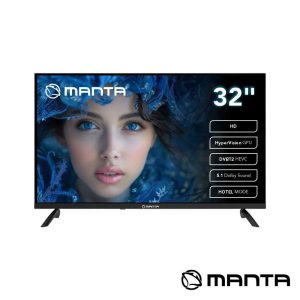 TV LED Frameless 32" HD HDMI DVB-T2/T/C MANTA - (MATV001LHN32)