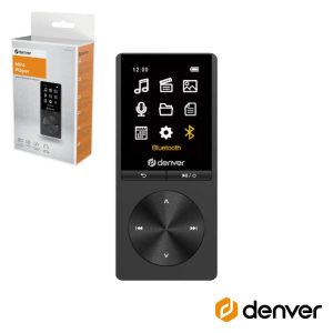 Leitor MP4 1.77" 128X160 MicroSD Preto DENVER - (MP-1820BMK2)