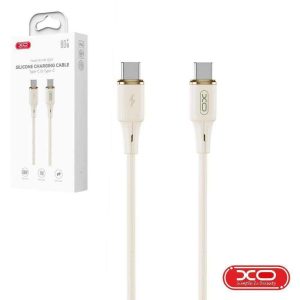 Cabo USB-C Macho / USB-C Macho PD 60W 1m Bege XO - (NB-Q261)