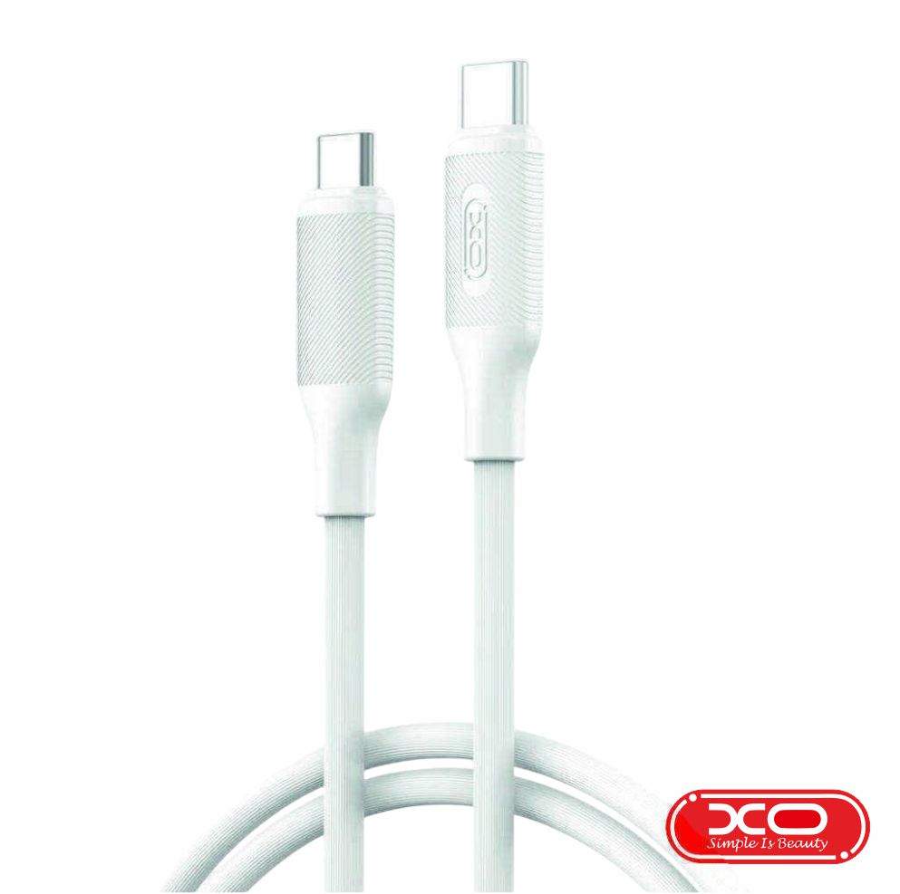 Cabo USB-C Macho / USB-C Macho 1m 60W PD Branco XO - (NB-Q265B-WH)